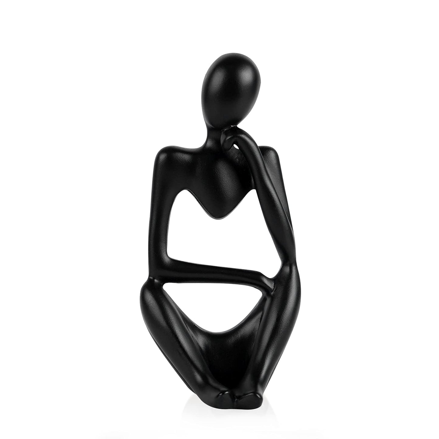 Sandstone Thinker Statue, Small Left