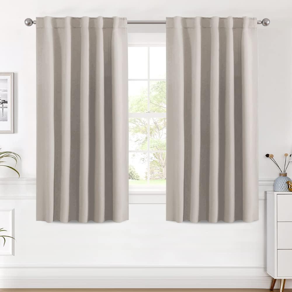 H.VERSAILTEX Blackout Curtains 52x84, 2 Panels