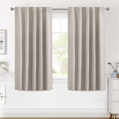 H.VERSAILTEX Blackout Curtains 52x84, 2 Panels