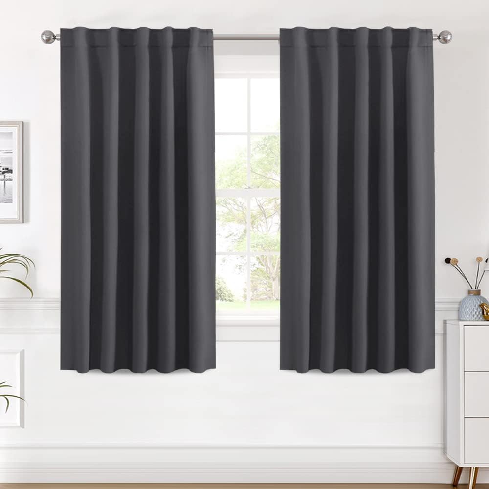 H.VERSAILTEX Blackout Curtains 52x84, 2 Panels