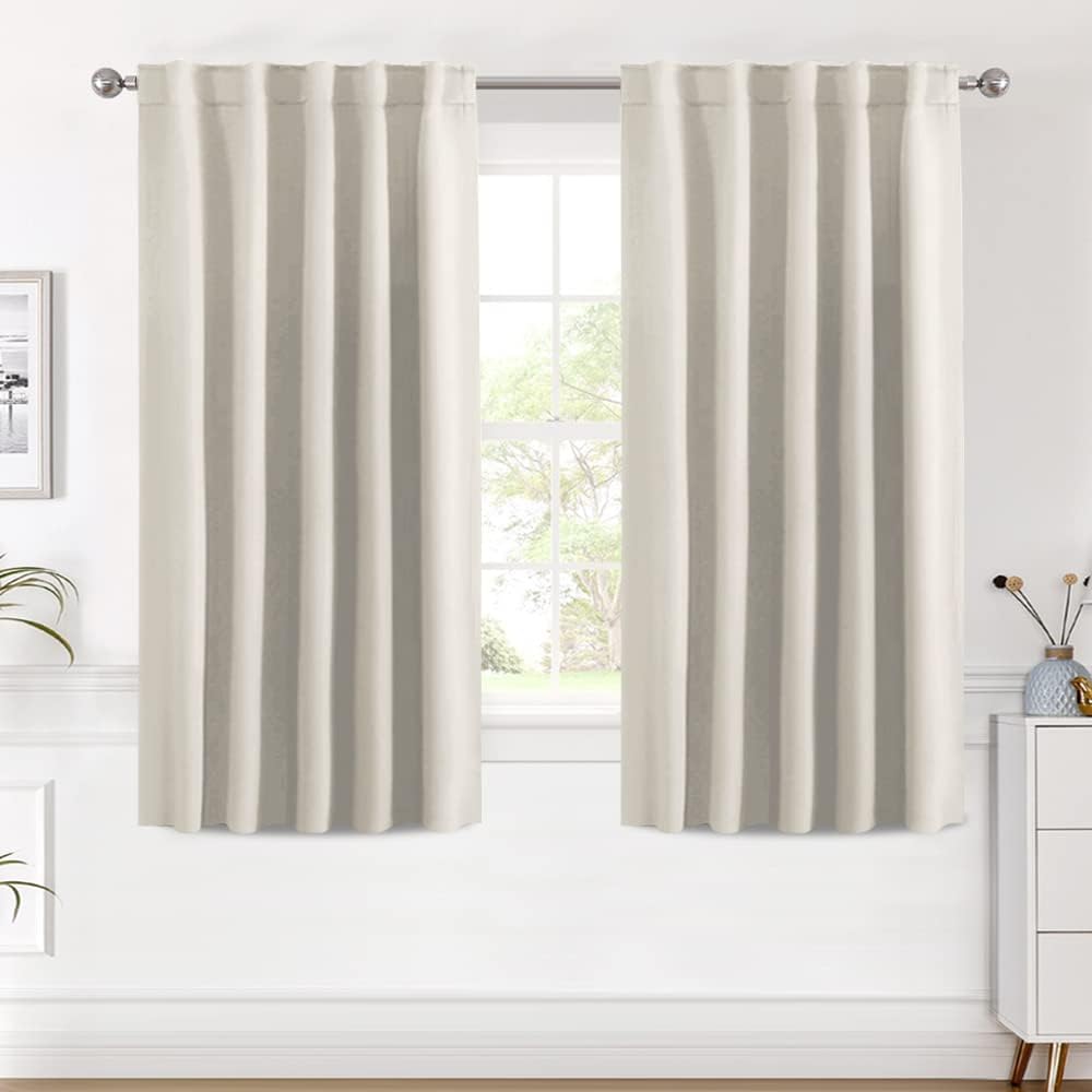 H.VERSAILTEX Blackout Curtains 52x84, 2 Panels