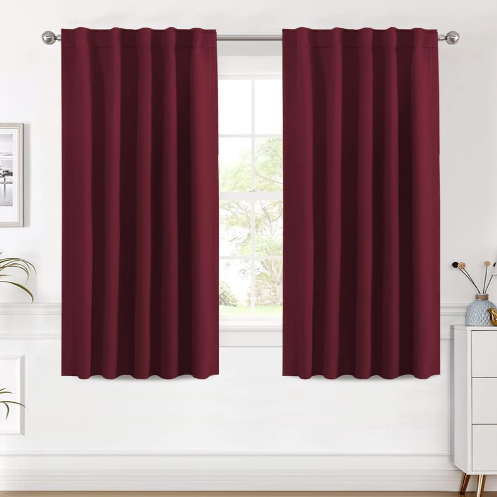 H.VERSAILTEX Blackout Curtains 52x84, 2 Panels