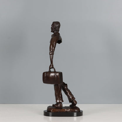 Traveler Man Bronze Statue – Large