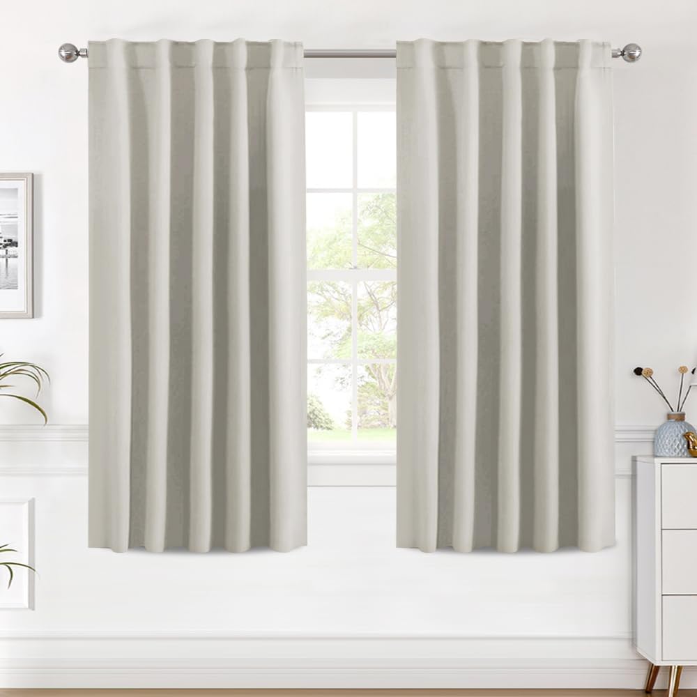 H.VERSAILTEX Blackout Curtains 52x84, 2 Panels