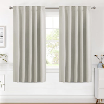 H.VERSAILTEX Blackout Curtains 52x84, 2 Panels