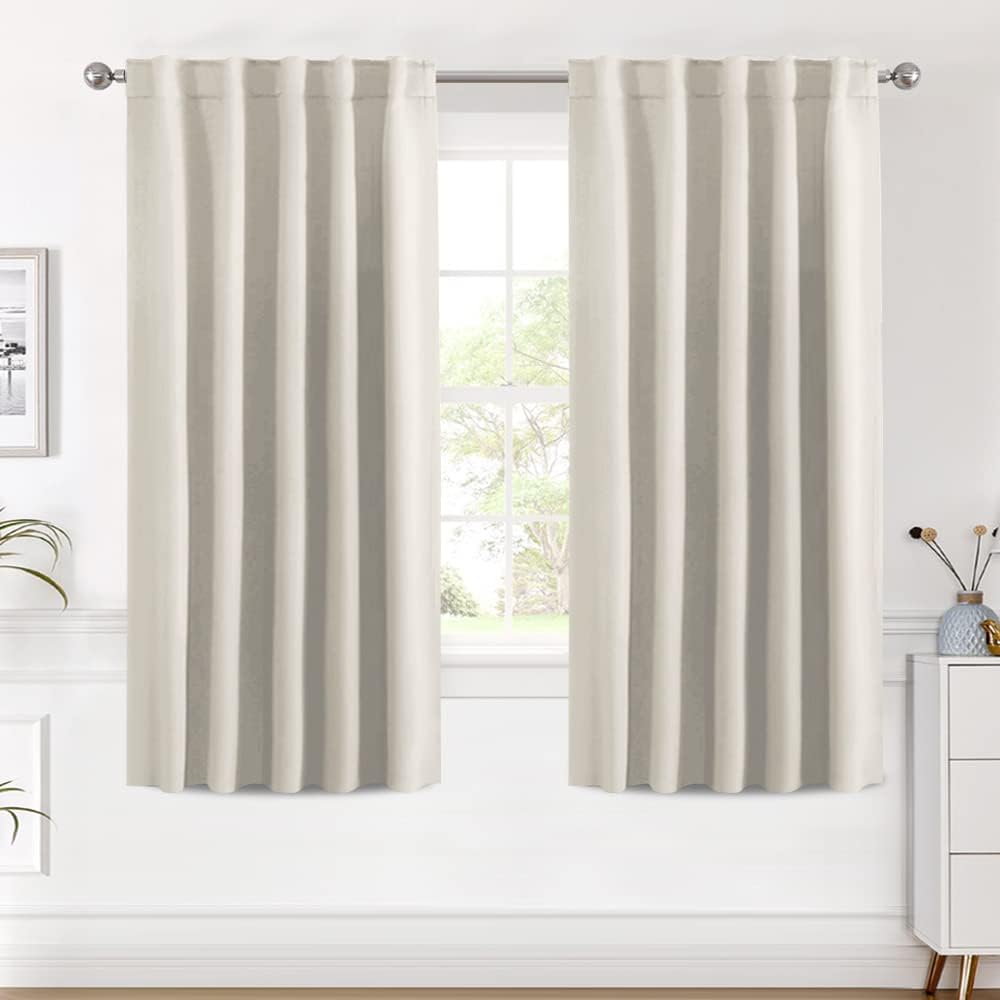 H.VERSAILTEX Blackout Curtains 52x84, 2 Panels