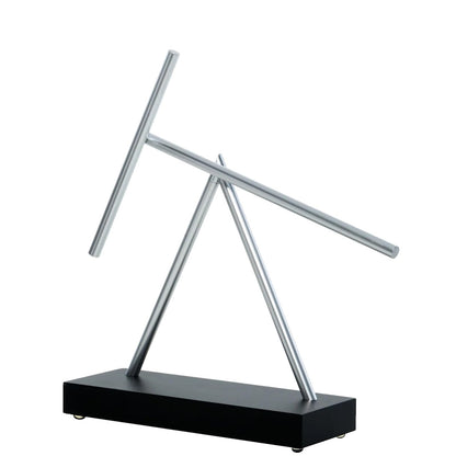 Kinetic Energy Sculpture – Silver/Bamboo