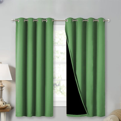 NICETOWN Grey Blackout Curtains 70x108, Set of 2