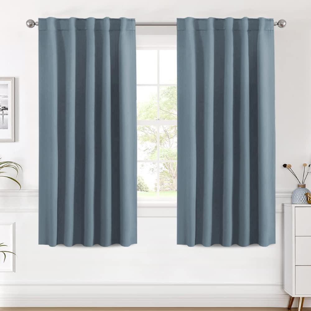 H.VERSAILTEX Blackout Curtains 52x84, 2 Panels