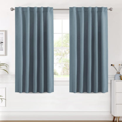 H.VERSAILTEX Blackout Curtains 52x84, 2 Panels