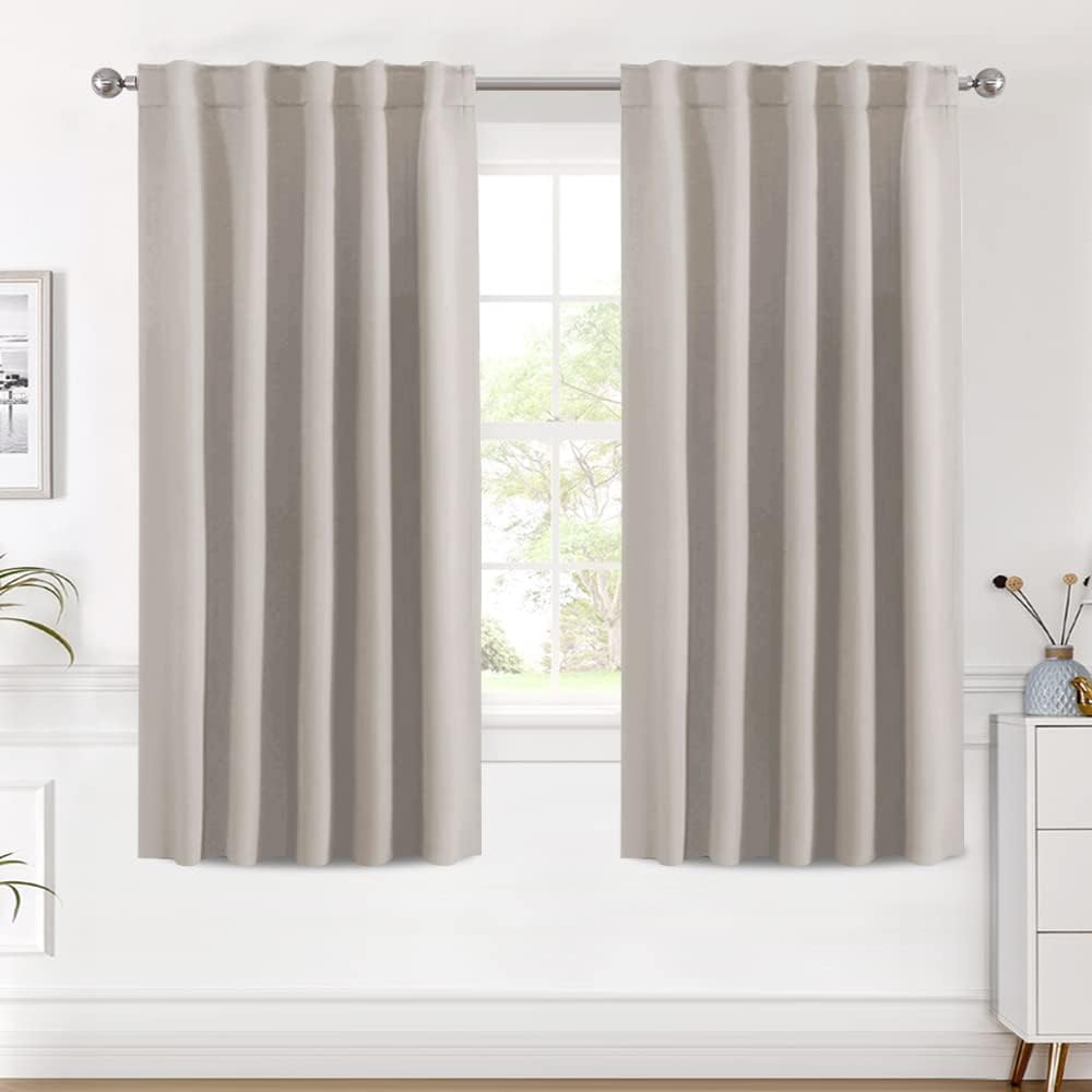 H.VERSAILTEX Blackout Curtains 52x84, 2 Panels