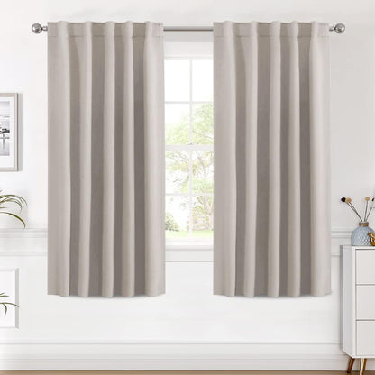 H.VERSAILTEX Blackout Curtains 52x84, 2 Panels