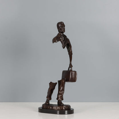 Traveler Man Bronze Statue – Large