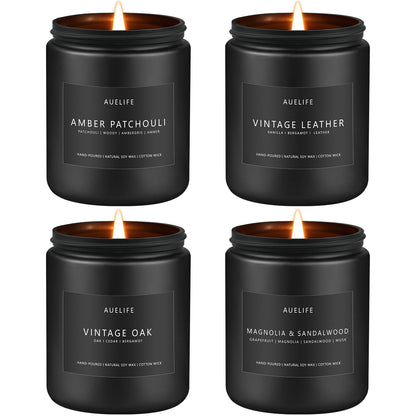 Men’s 4-Pack Scented Candle Set