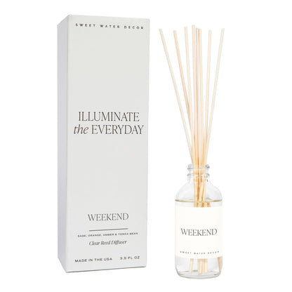 Sweet Water Decor Cashmere Vanilla Reed Diffuser – 3.5oz