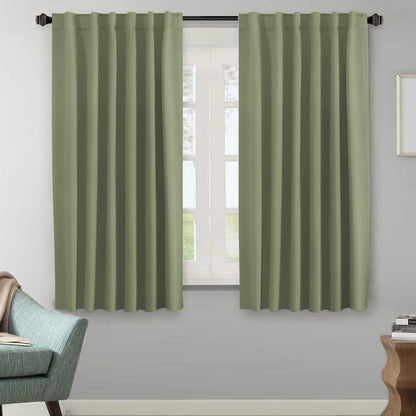 H.VERSAILTEX Blackout Curtains 52x84, 2 Panels