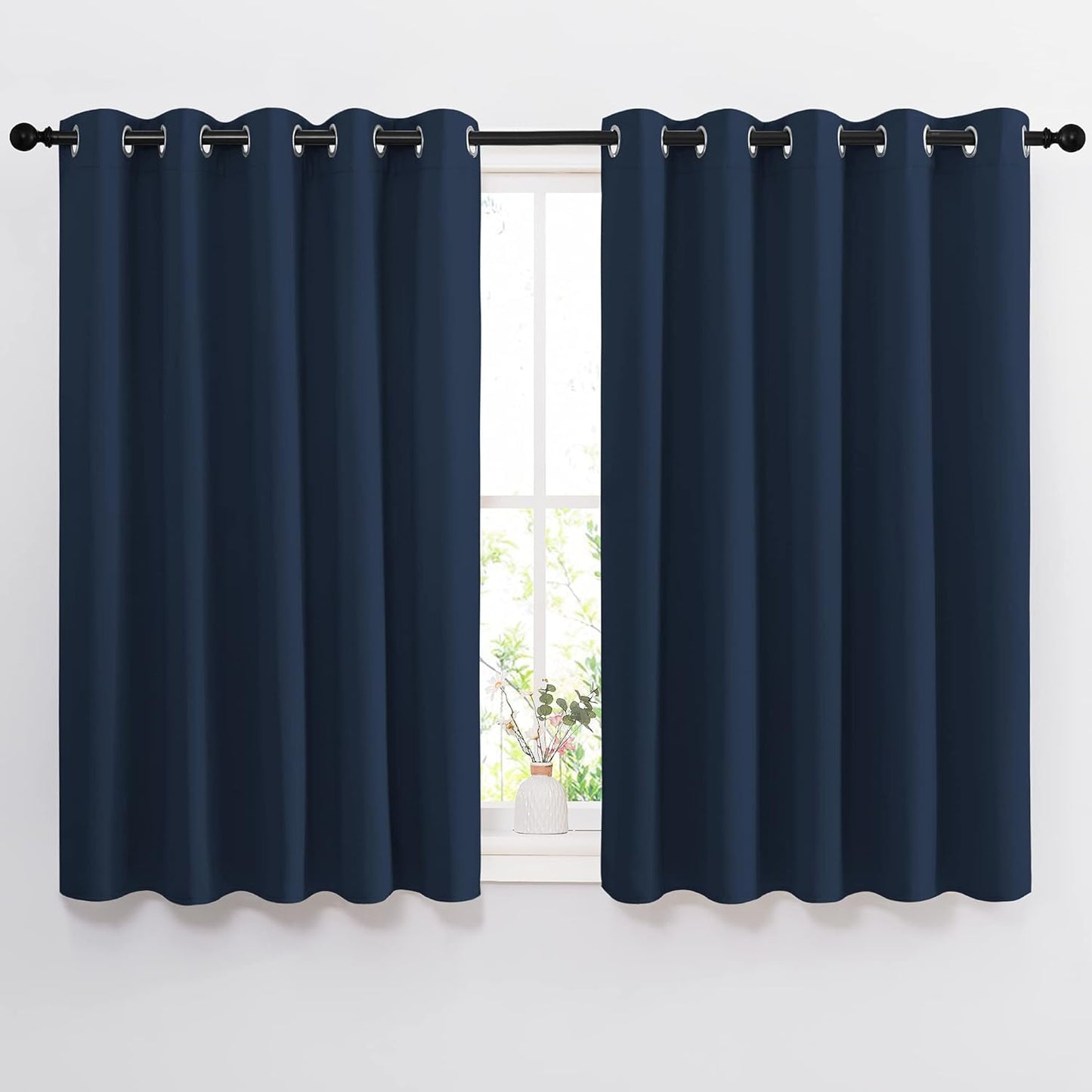NICETOWN Gray Blackout Curtains for Bedroom