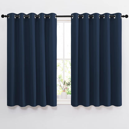 NICETOWN Gray Blackout Curtains for Bedroom