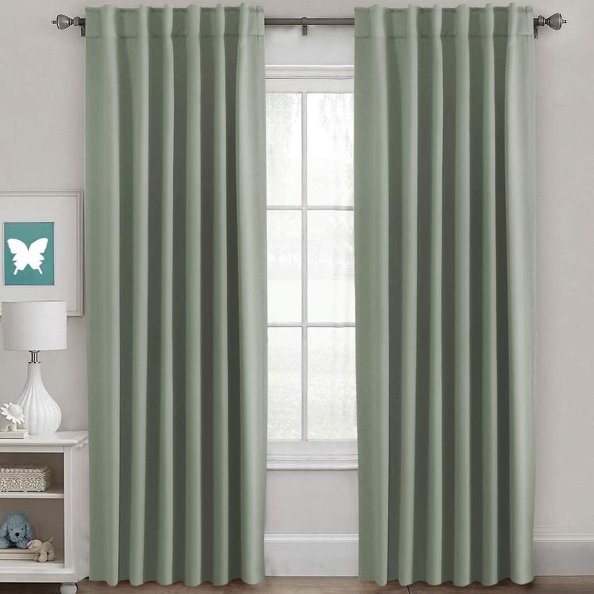 H.VERSAILTEX Blackout Curtains 52x84, 2 Panels