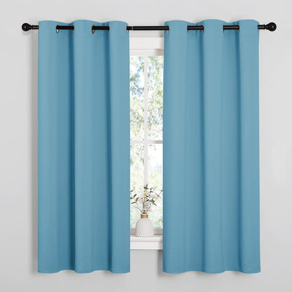 NICETOWN Blackout Curtains 42x63" Black