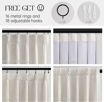Topfinel Blackout Curtain 72x108, 1 Panel