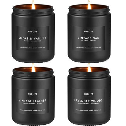 Men’s 4-Pack Scented Candle Set