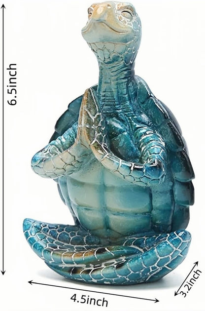 VVGIFTS Sea Turtle Yoga Statue