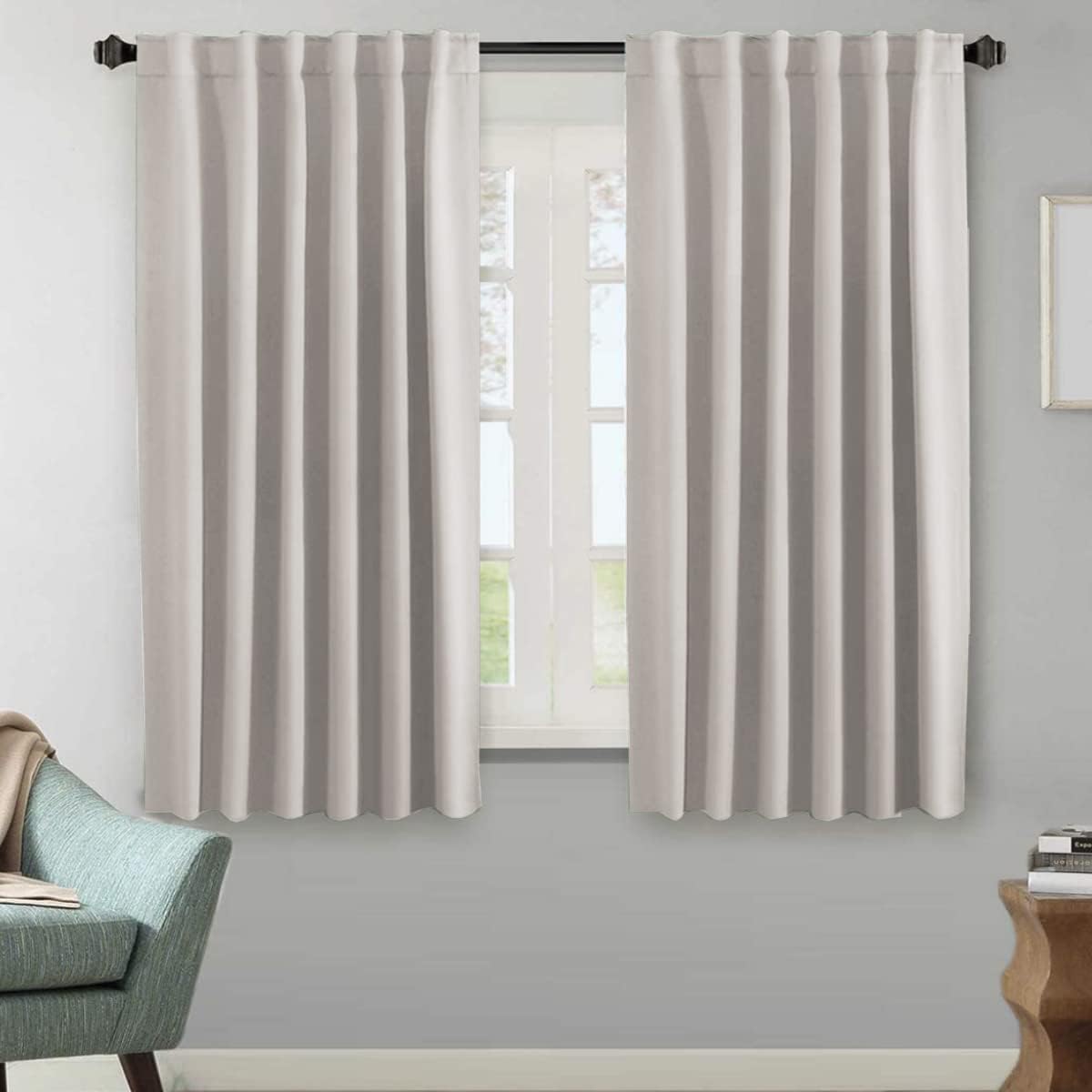 H.VERSAILTEX Blackout Curtains 52x84, 2 Panels