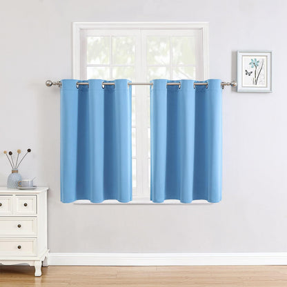 ChrisDowa Blackout Curtains 42x63" Grey, 2 Panels