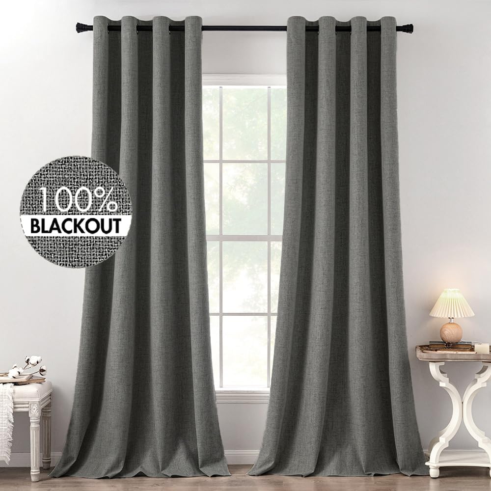 MIULEE Blackout Curtains 52x72, 2 Panels