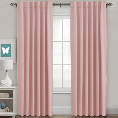 H.VERSAILTEX Blackout Curtains 52x84, 2 Panels