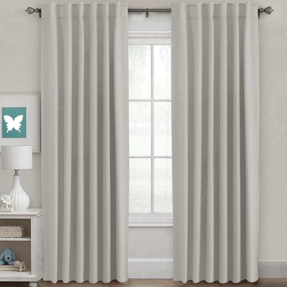 H.VERSAILTEX Blackout Curtains 52x84, 2 Panels
