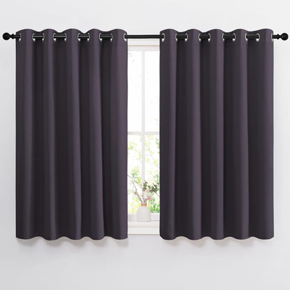 NICETOWN Gray Blackout Curtains for Bedroom