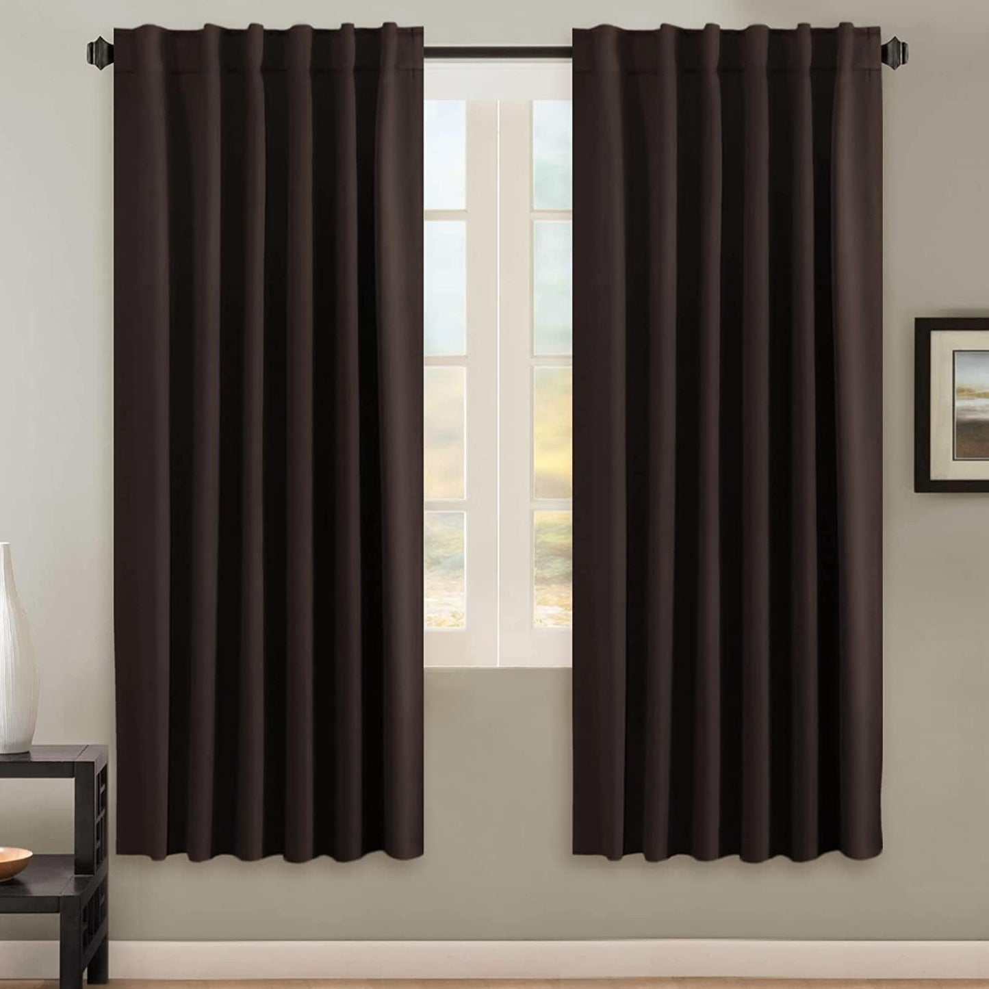 H.VERSAILTEX Blackout Curtains 52x84, 2 Panels