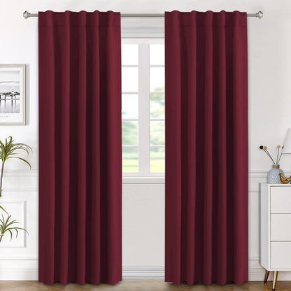 H.VERSAILTEX Blackout Curtains 52x84, 2 Panels