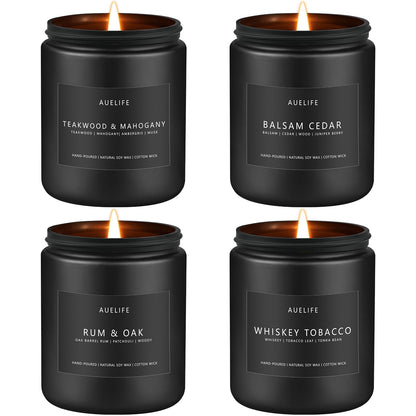 Men’s 4-Pack Scented Candle Set