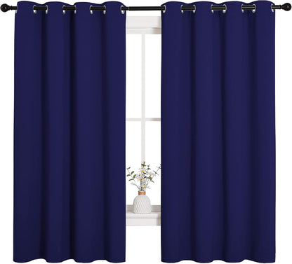 NICETOWN Blackout Curtains 42x63" Black