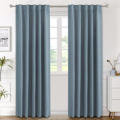 H.VERSAILTEX Blackout Curtains 52x84, 2 Panels