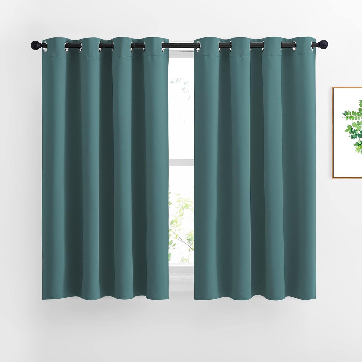 NICETOWN Gray Blackout Curtains for Bedroom