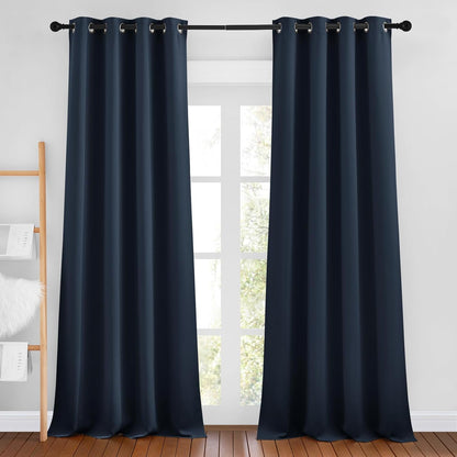 NICETOWN Gray Blackout Curtains for Bedroom