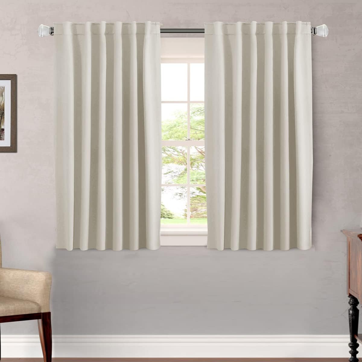 H.VERSAILTEX Blackout Curtains 52x84, 2 Panels