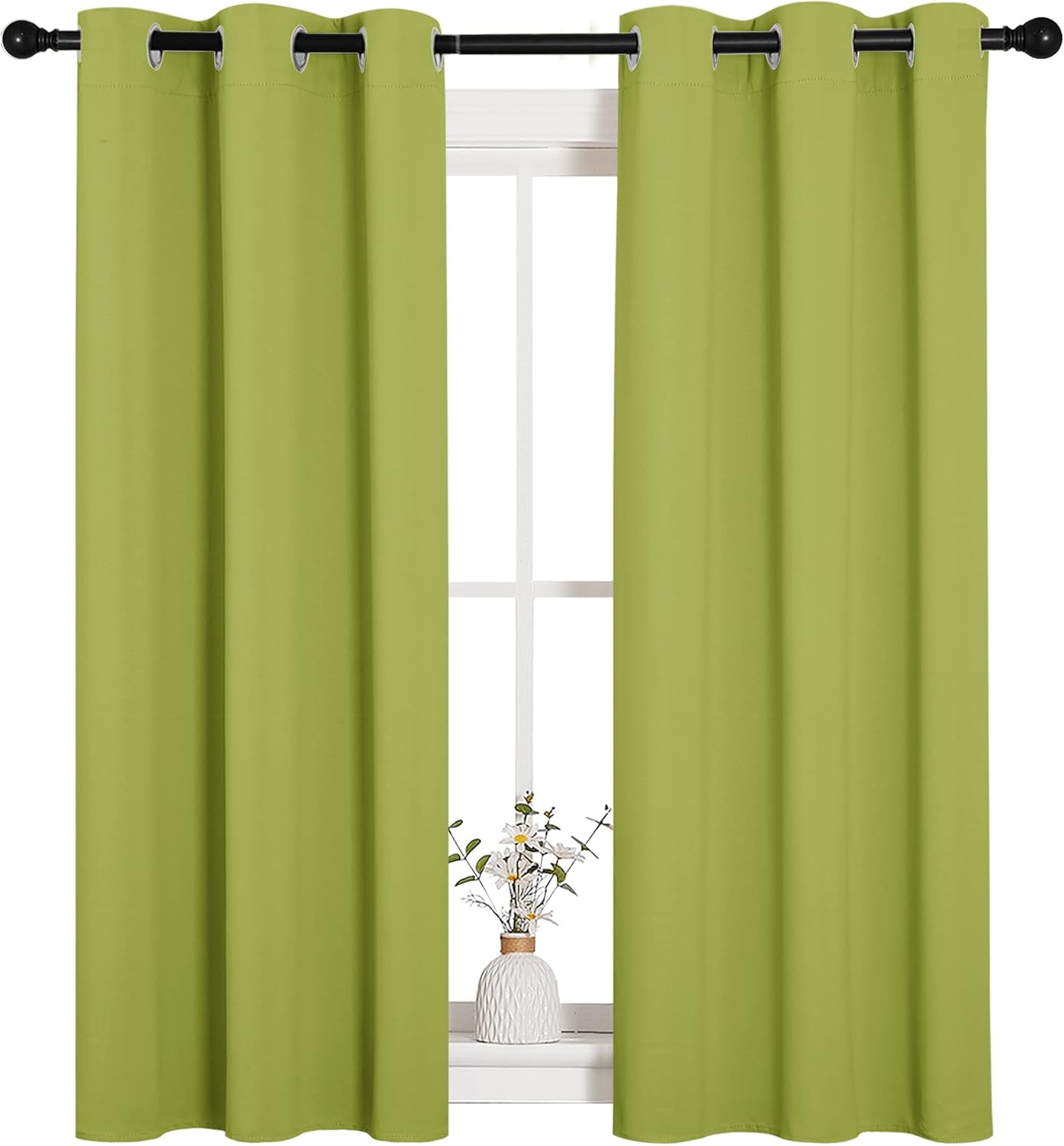 NICETOWN Blackout Curtains 42x63" Black