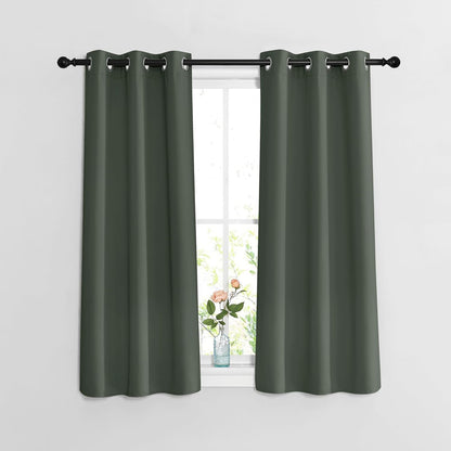NICETOWN Gray Blackout Curtains for Bedroom