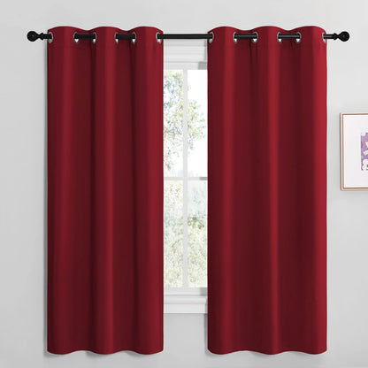 NICETOWN Blackout Curtains 42x63" Black