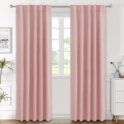 H.VERSAILTEX Blackout Curtains 52x84, 2 Panels