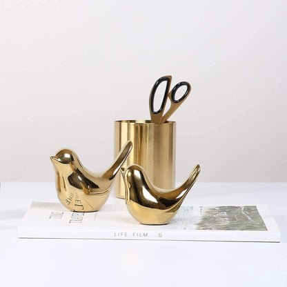 FANTESTICRYAN Gold Bird Statues