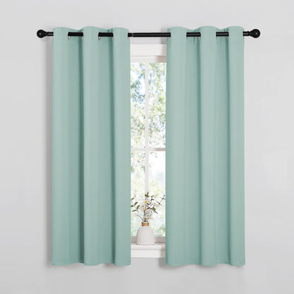 NICETOWN Blackout Curtains 42x63" Black