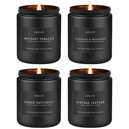Men’s 4-Pack Scented Candle Set