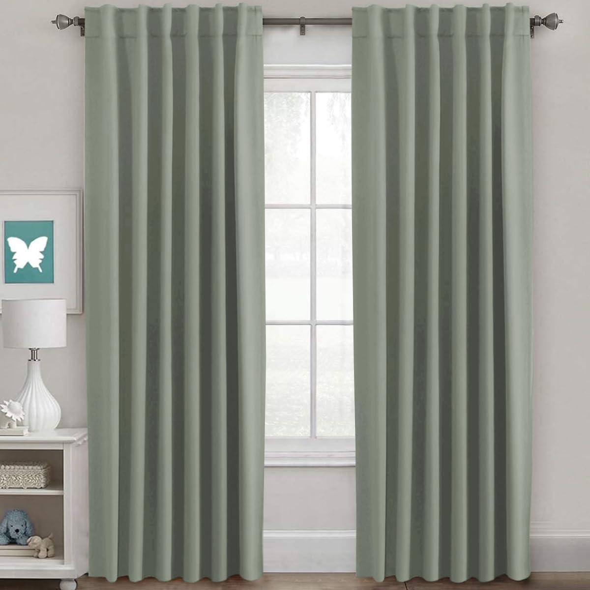 H.VERSAILTEX Blackout Curtains 52x84, 2 Panels