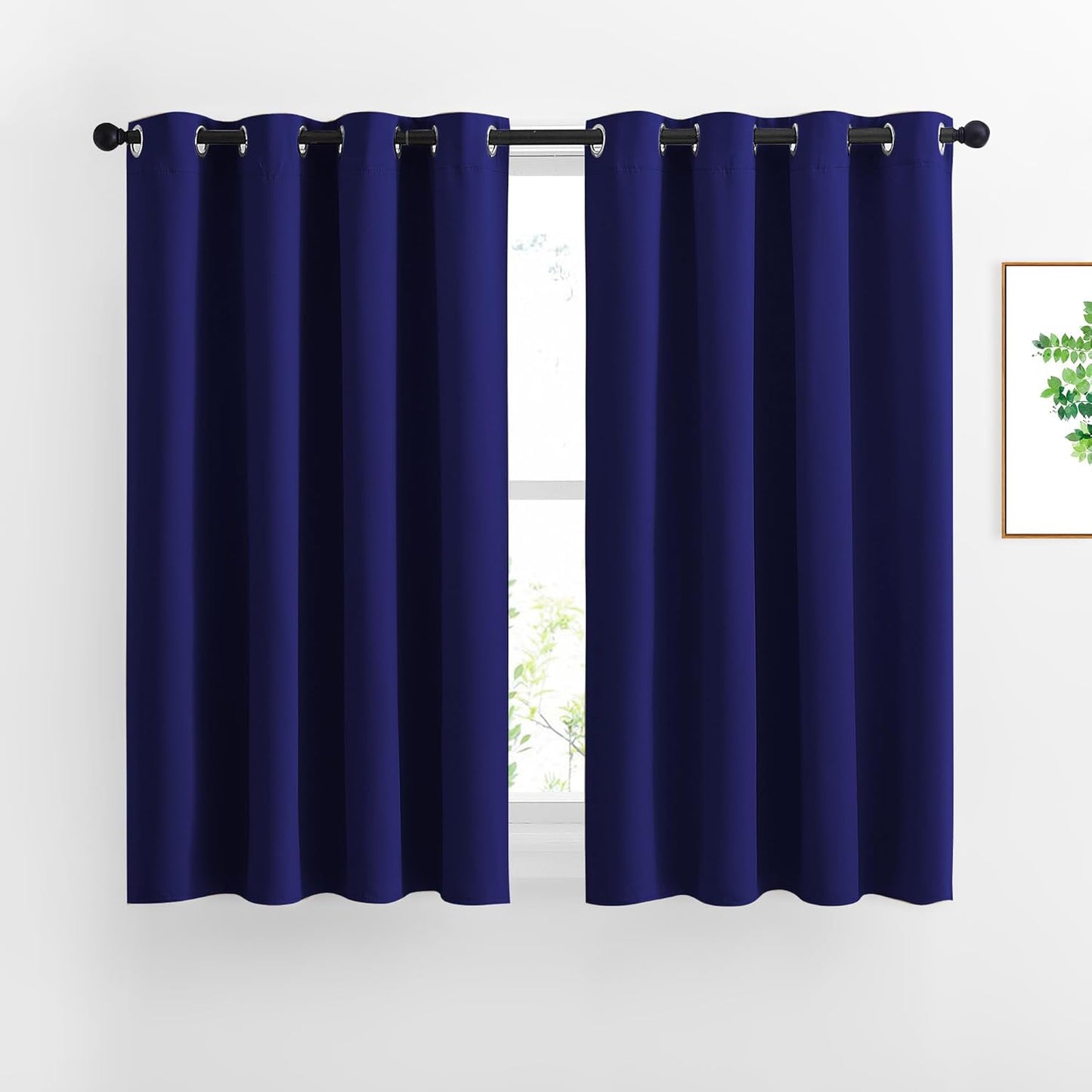 NICETOWN Gray Blackout Curtains for Bedroom